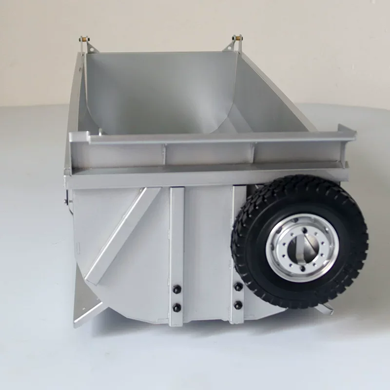 JDMODEL JDM-140-A 1:14 RC Hydraulic Dump Truck Metal Cargo Bed Tipper Body for 8x8 Construction Truck Replacement Part