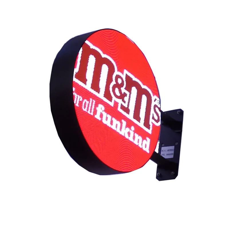 

Shenzhen MDS Outdoor Circle Round Display P2.5 Double Sided Screen 500mm Diameter LED SMD Full Color Logo Sign Advertising