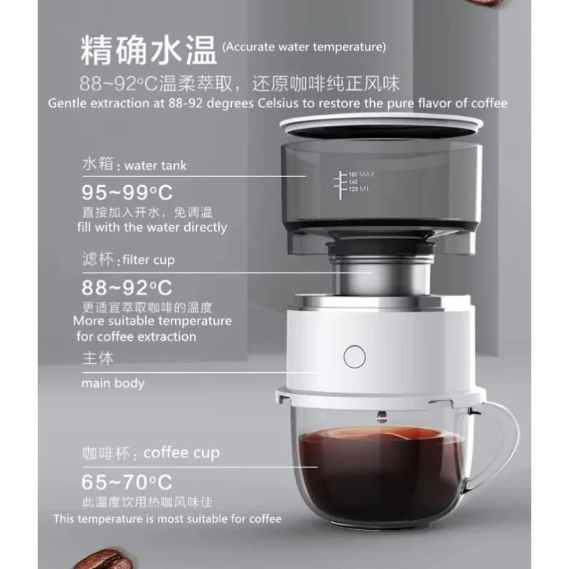 Mini Operation Portable Espresso Machine Travel Manual