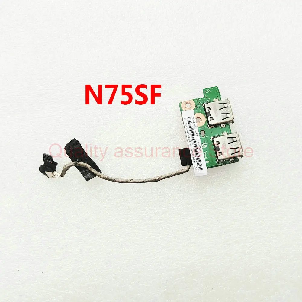 FOR ASUS N75 N75SF USB Socket Board 90R-N69US1001U N75SL N75S N75SF USB 100% tested ok