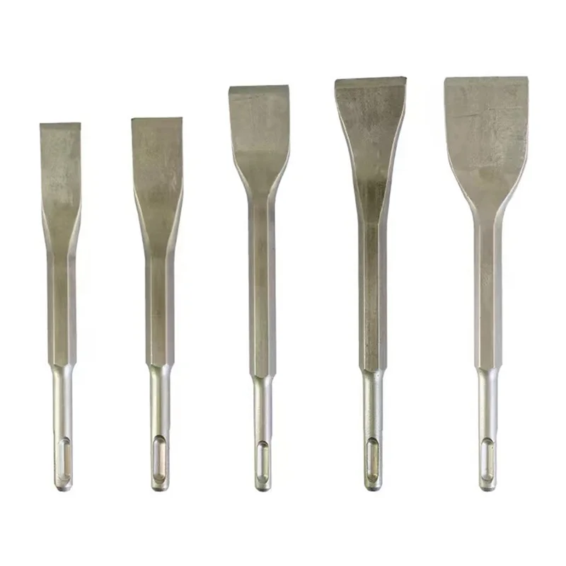 

AA63 HOT Pick Scraping Chisel Slotting Drilling Masonry Concrete Drill Bit Tile Flat Point Chisels Flat Point Chisels Round Hand