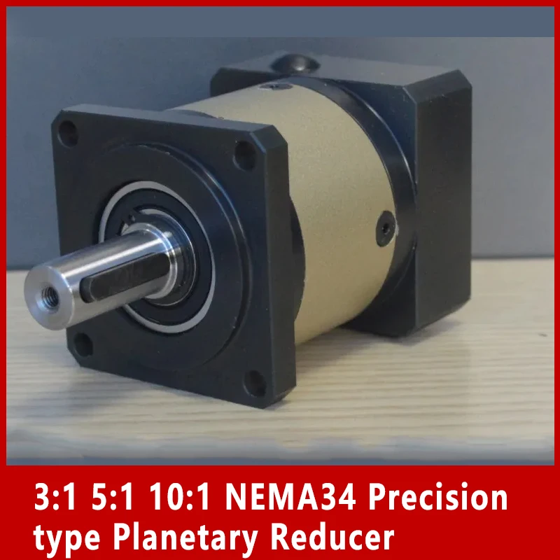 3:1 5:1 10:1 NEMA34 Precision type Planetary Reducer for nema 34 Stepper Motor Precesion Version Gearbox 40N.m  Rated Torque