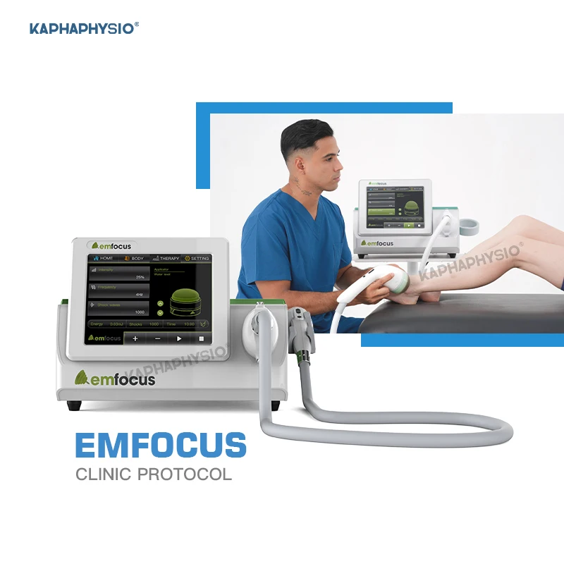 EMFOCUS Fpcused Shockwaave Orthopedic Treatment Extra-corporeal Shockwave Physiotherapy Machine