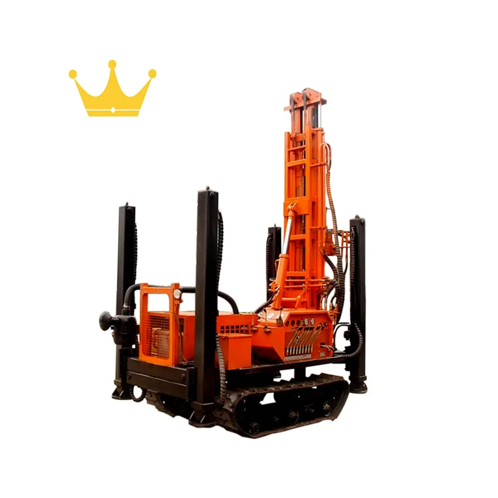 High Range Crawler Water Well Drilling Rig Machine Underground Diamond Core Drilling Rig 300M Water Well Drilling Rig