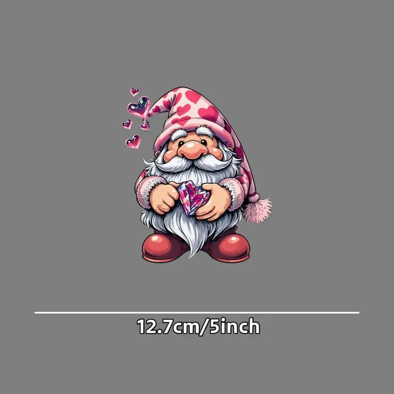 

1Pc Cartoon Elf Valentine's Day Vinyl Sticker, Waterproof Self-Adhesive Decal for Car Window, Laptop & Skateboard
