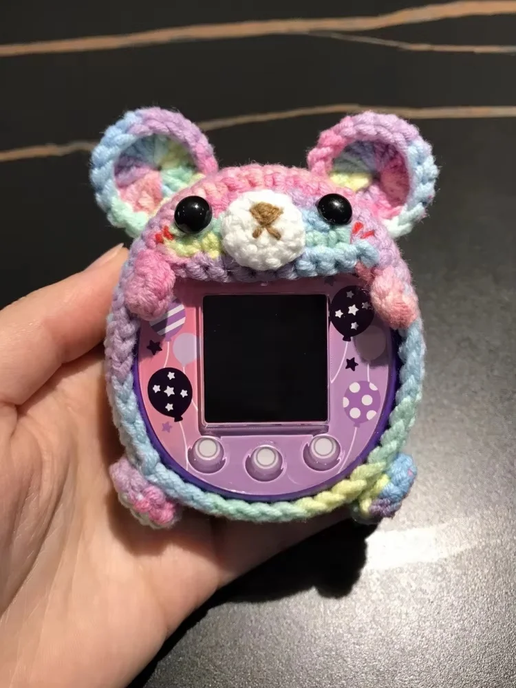 غطاء حماية مصنوع يدويًا من Tamagotchi Smart/Pix/Meets/4u/Uni خاص لطيف على شكل غزل الرسوم المتحركة