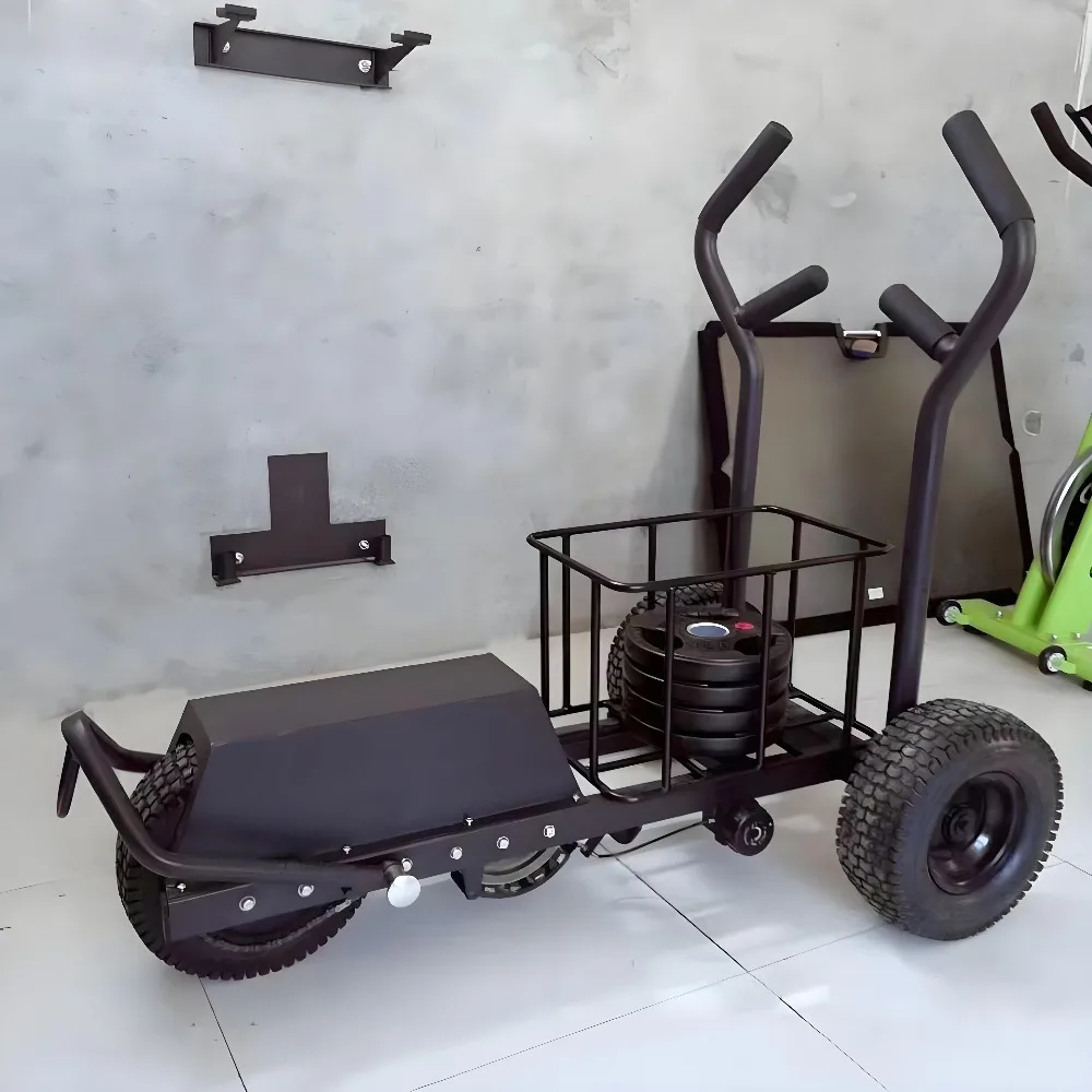 Commercial Gym Equipment Adjustable Weight Cardio Training Sled Car Tank Sled with Resistance