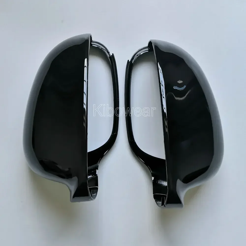 1PC Black Side Wing Mirror Cover Caps For VW Golf MK5 V GTI Jetta 5 Passat B6 B5.5 Sharan Golf Plus Variant EOS 2005 2006 2007