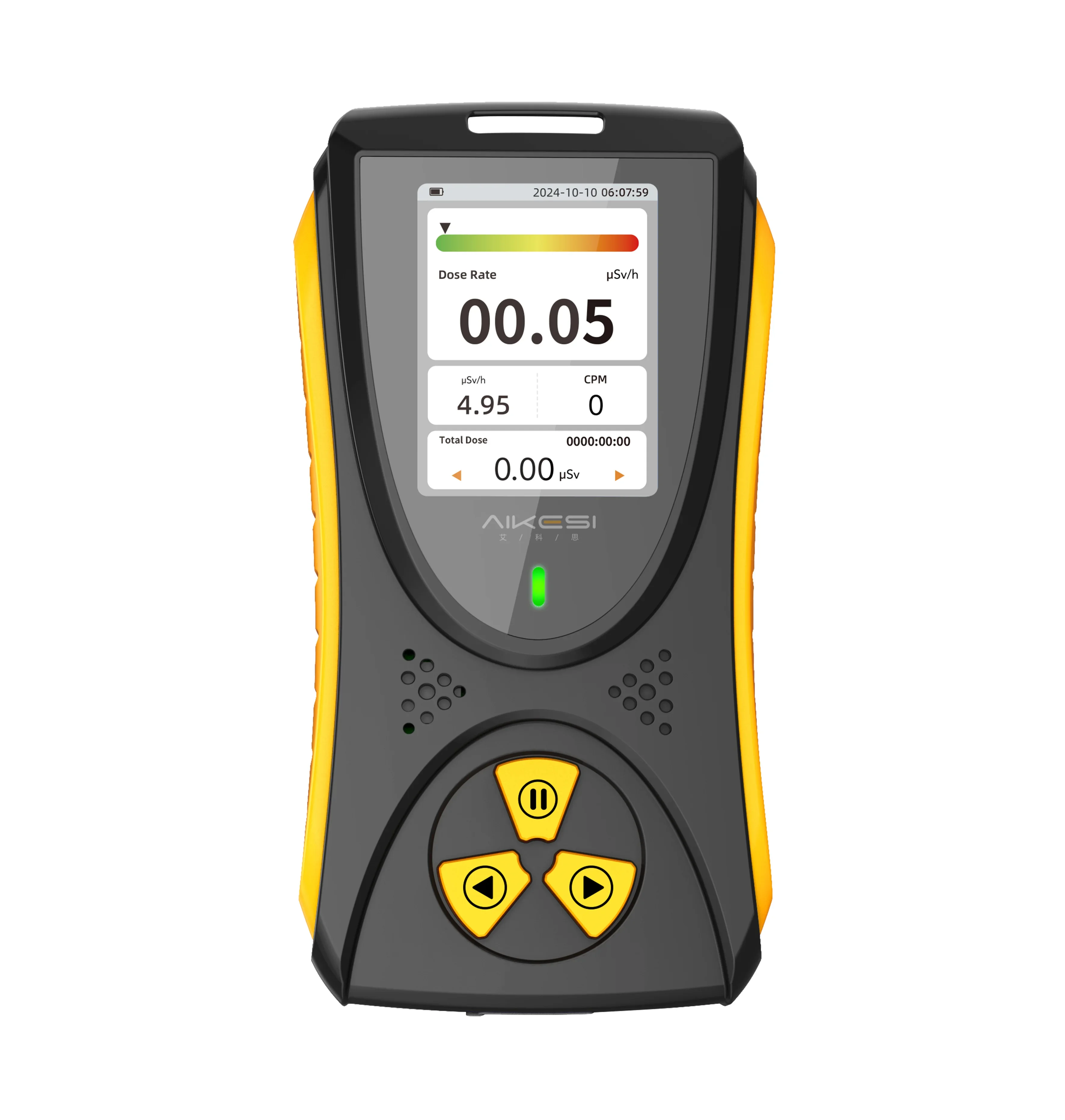 AIKESI HFS-10Pro Detector de radiação nuclear portátil Testador de raios de dose pessoal Contador Geiger Beta Gamma X Detector de raios