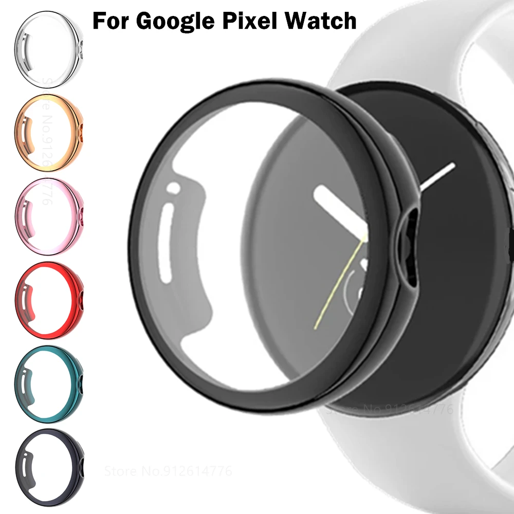 Protective Case For Google Pixel Watch Frame Shell Screen Protector Soft TPU Cover For Pixel Watch Protection Case Accessories