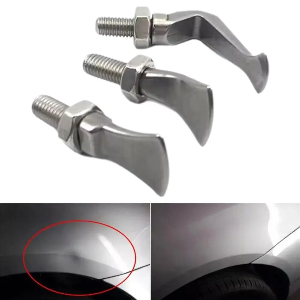 3 個プライヤーヒント板金車のドアボディエッジ圧着プライヤーヘッド交換車のデントリペアスライディングバーエッジクランプアクセサリー