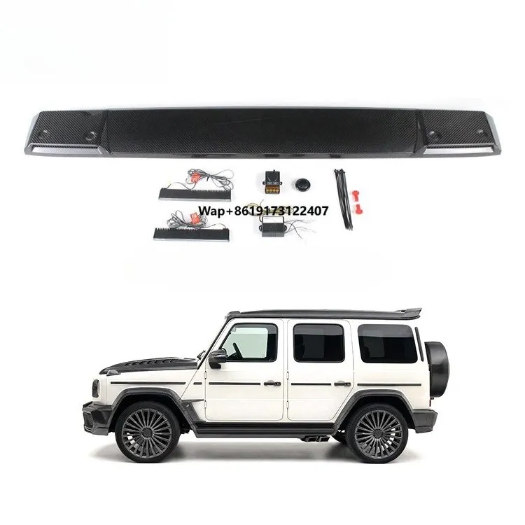 

Carbon Fiber Front Roof LED Spoiler for G-class W464 Car Accessories Auto Parts