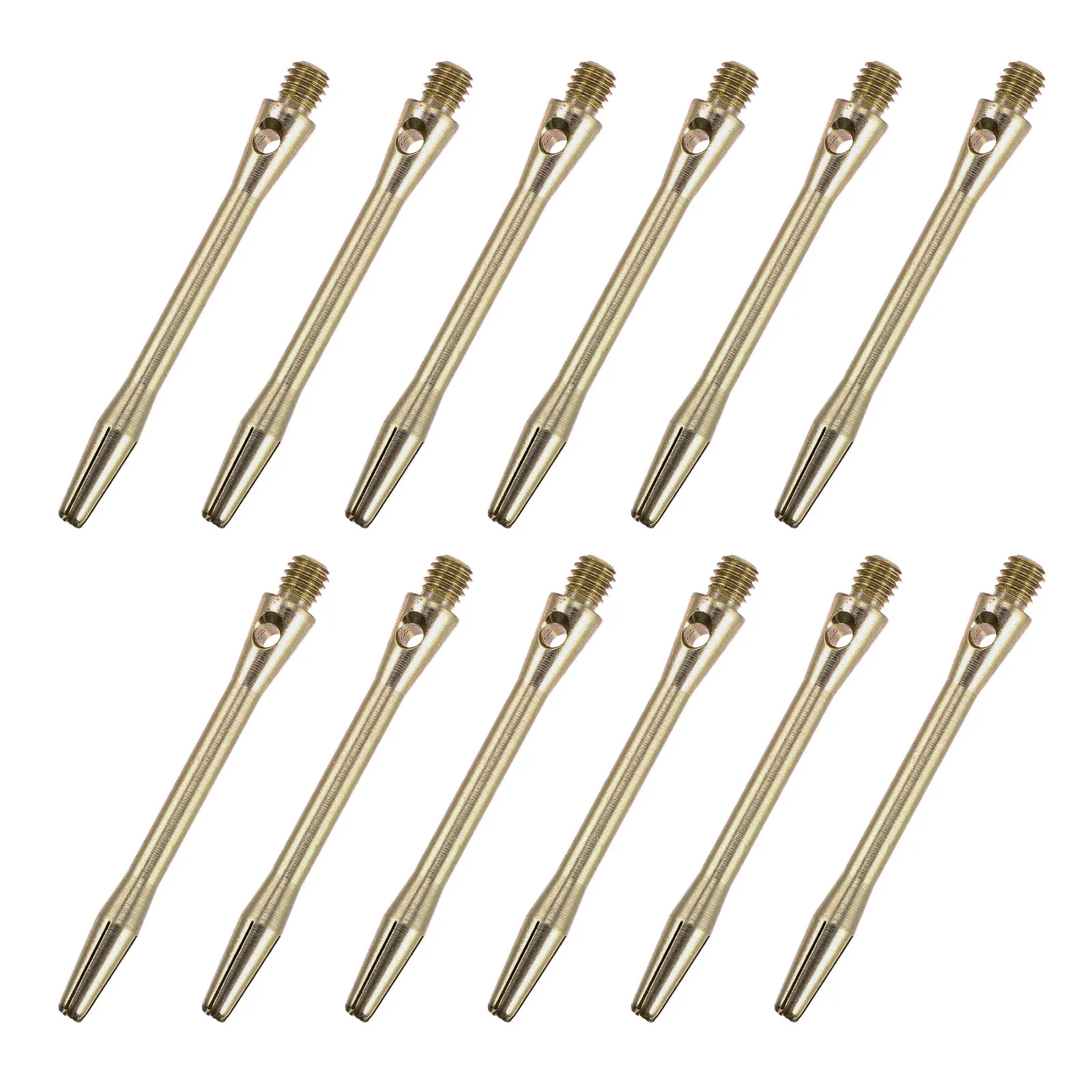 

12Pcs Aluminum Shafts 2Ba Dart Rods Reusable Metal Stems High Performance Replacement Parts for Indoor Games Bar Office Use