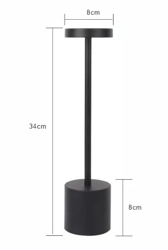 Spot wrought iron I-shaped desk lamp charging bar coffee shop bedside