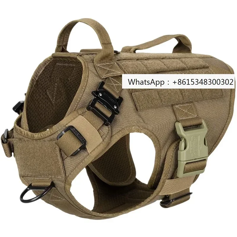 

Adjustable Durable No Pull Metal Buckle Safety Vest Training Large Dog Harness