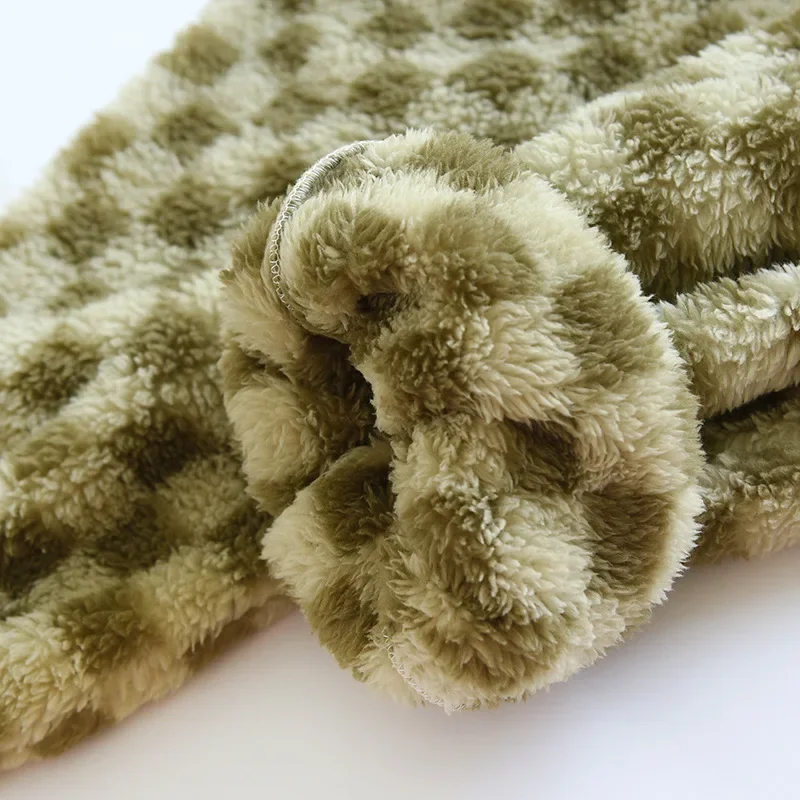 2025 Autumn/Winter New Couple Coral Fleece Sleeping Pants Men's and Women's Plush Thickened Pants Flannel Home Pants Bottoms