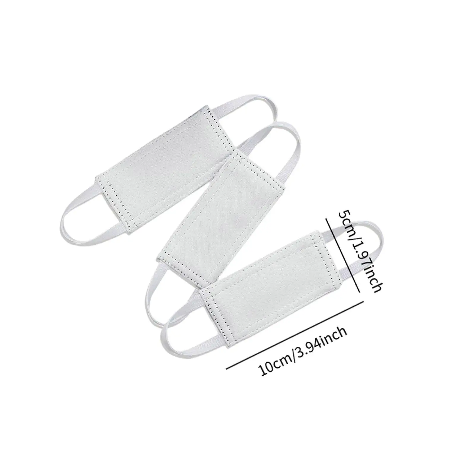 3 Units Door Closer Padding Oxford Cloth Accessory for Library with Adjustable Straps 10cmx5cm