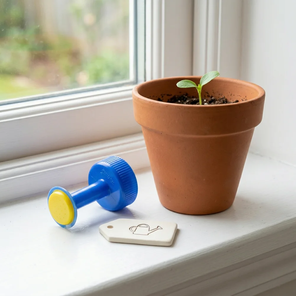 Watering Bottle Attachment 3pcs Bottle Cap Sprinklers for Indoor Gardening Plant Watering Spray Nozzles Seedlings for Potted