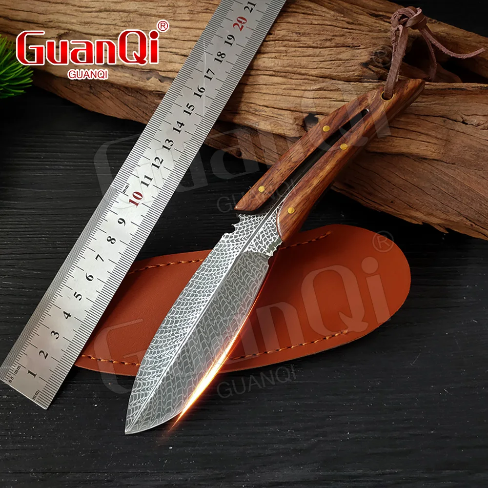 Cuchillo de carnicero forjado hecho a mano, cuchillo de cocina profesional, cuchilla de carne, bueno para deshuesar