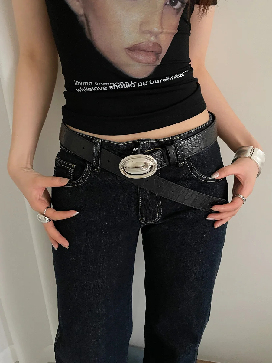 High-End Red Belt For Women With Skirt Jeans With Decoration 2025 New Fashion Versatile Belt Accessory