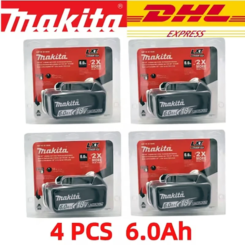 

100% original Makita 18V 6.0Ah Rechargeable Battery Makita BL1830 BL1830B BL1840 BL1840B BL1850 BL1850B Power Tools ttery