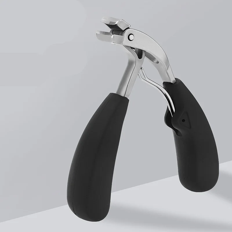 Large Opening Curved Nail Clippers with Double Sharpened Blades, Splash-Proof Nail Cutter with Nail Debris Storage Case view 5