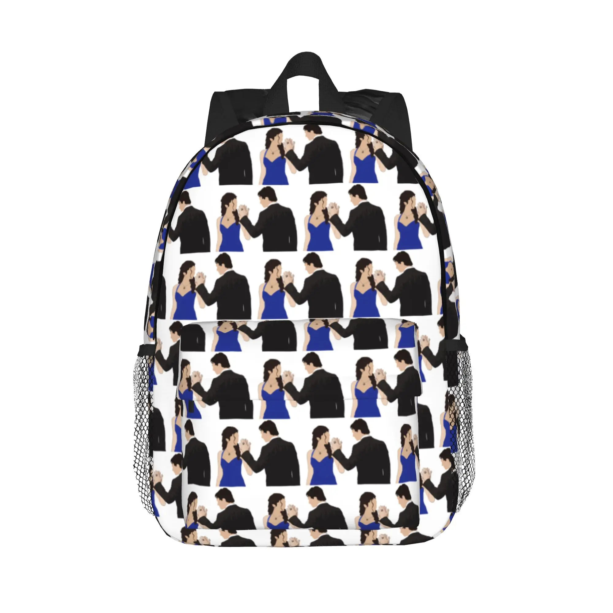 The Vampire Diaries Damon Salvatore And Elena Backpack Hot Sale Daypack Boys Girls BookBag Shoulder Bag for Men Women School Bag