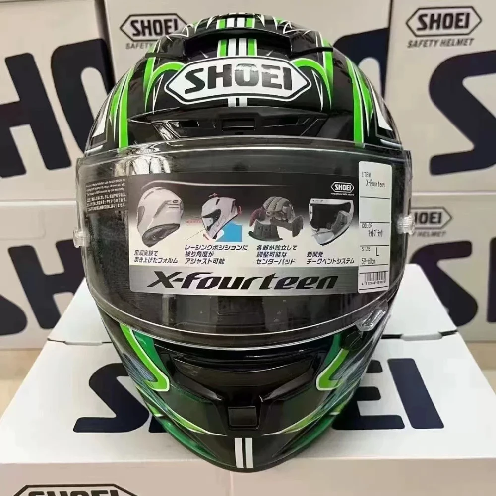 SHOEI X14 Akira Yanagawa Motorcycle Helmet, All-Season Motorbike Helmet  X14 Akira Yanagawa Edition SHOEI Helmet