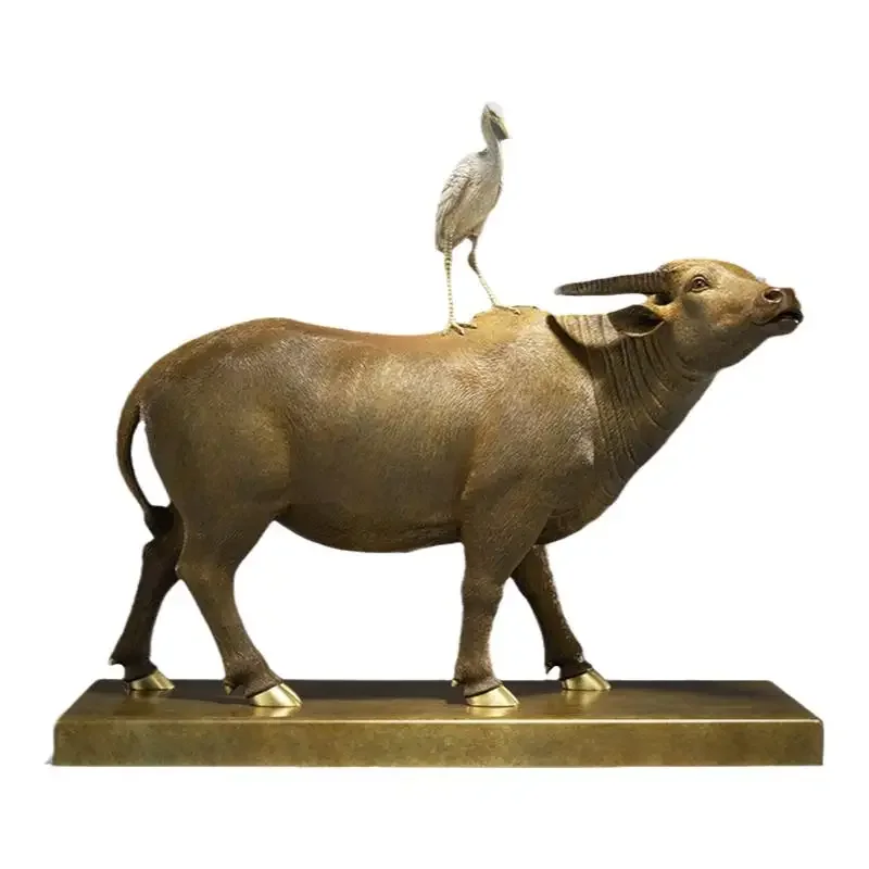 

Home Decorations Bullish Office New Chinese Entrance Egret Ornament Large