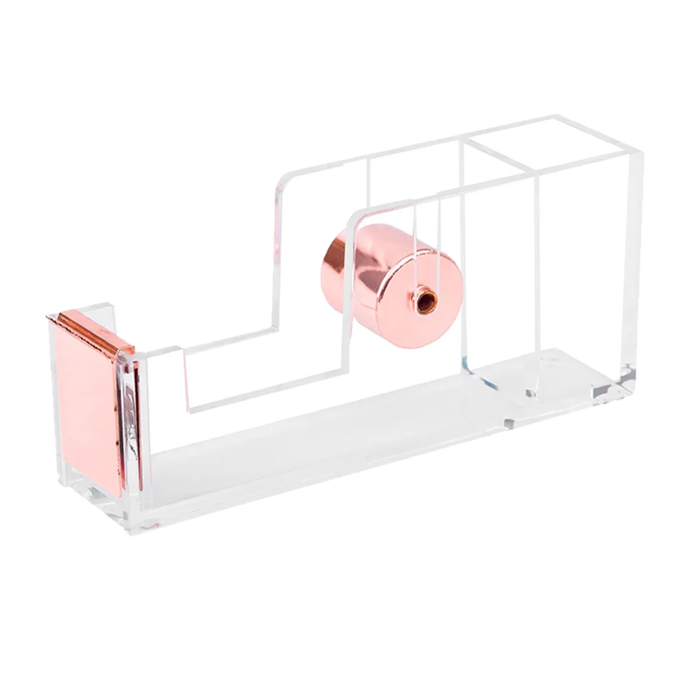 

Tape Convenient Sticker Dispenser Desktop Portable Holder Decorative Stand Small Acrylic