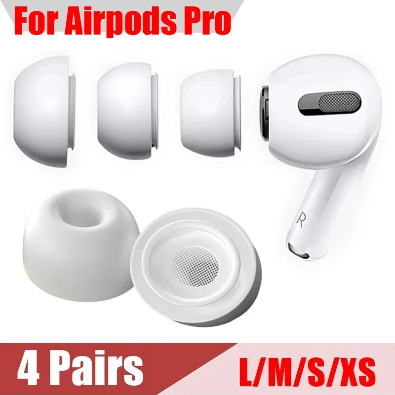 Soft Silicone Ear Tips for Airpods Pro 1st 2nd Gen Protective Earbuds Cover Noise Reduction Hole Ear-pads For Apple Air Pods Pro