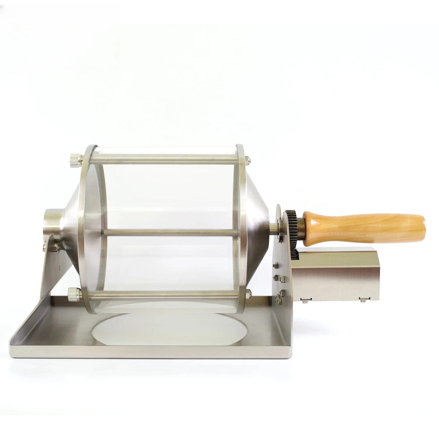 Coffee Bean Roasting Machine Stainless Steel Direct Fire Coffee Roaster Bean Machine Quartz Glass Visualization 110-220V
