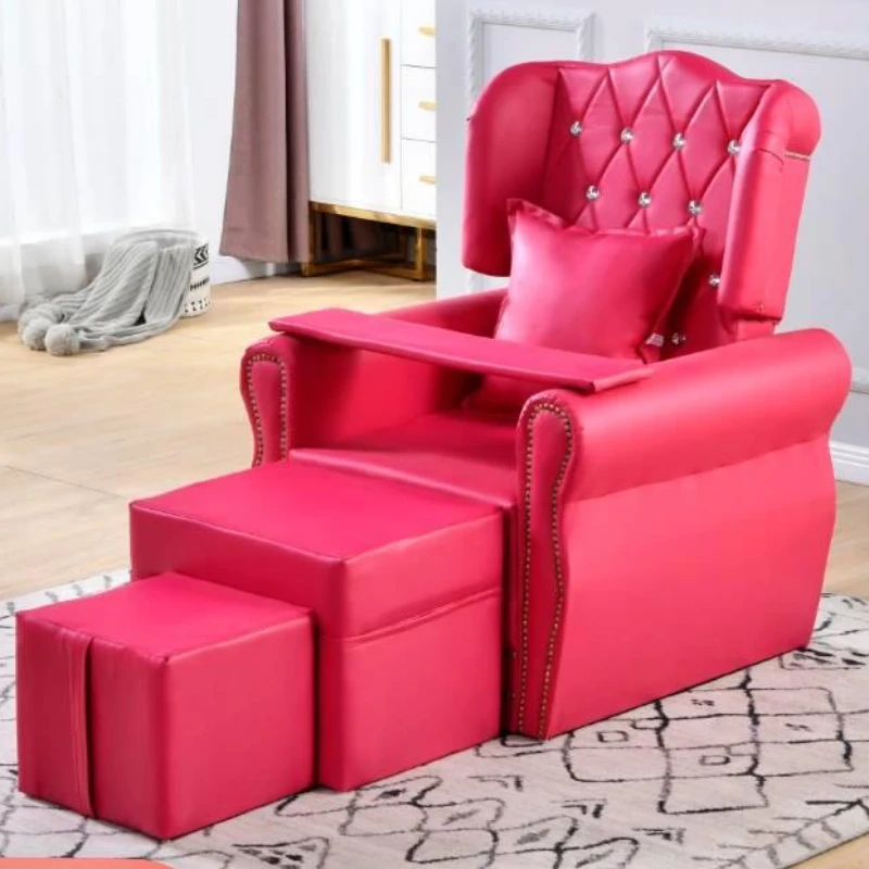 Leather Manicure Pedicure Chair Beauty Sofa Pedicure Chair Adjustment Comfortable Sillon De Pedicura Salon Furniture ZT50PC