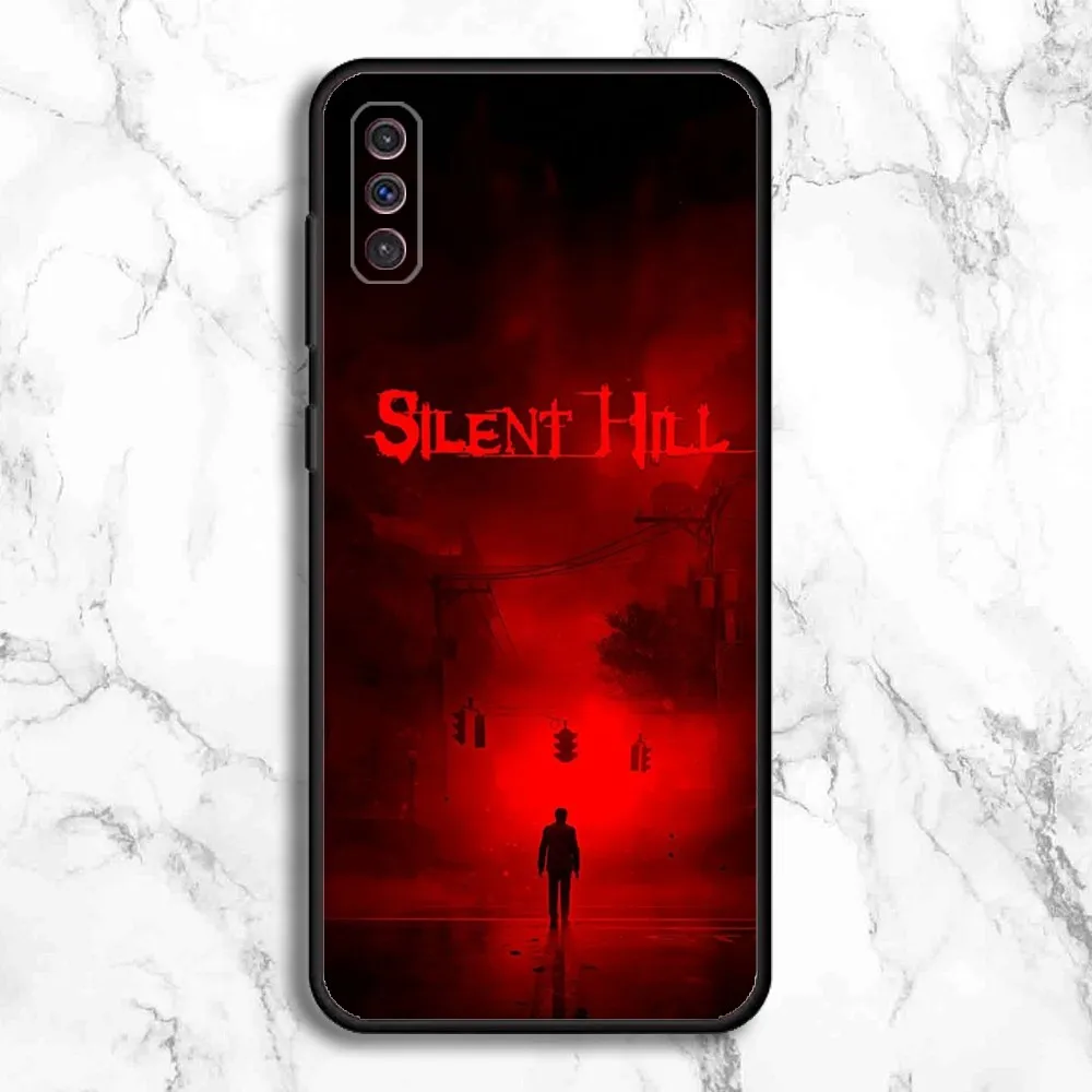 S-Silent Horror H-Hill Phone Case For Samsung Galaxy A13,A21s,A22,A31,A32,A52,A53,A71,A80,A91 Soft Black Phone Cover