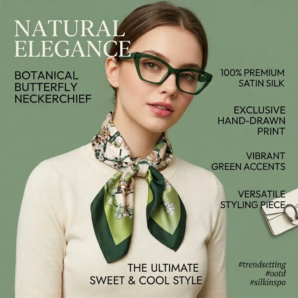 Luxury Fashion Print 70*70cm Silk Square Scarf Women Soft Satin Hairband Neckerchief Tie Female Headband Foulard Bag Ribbon