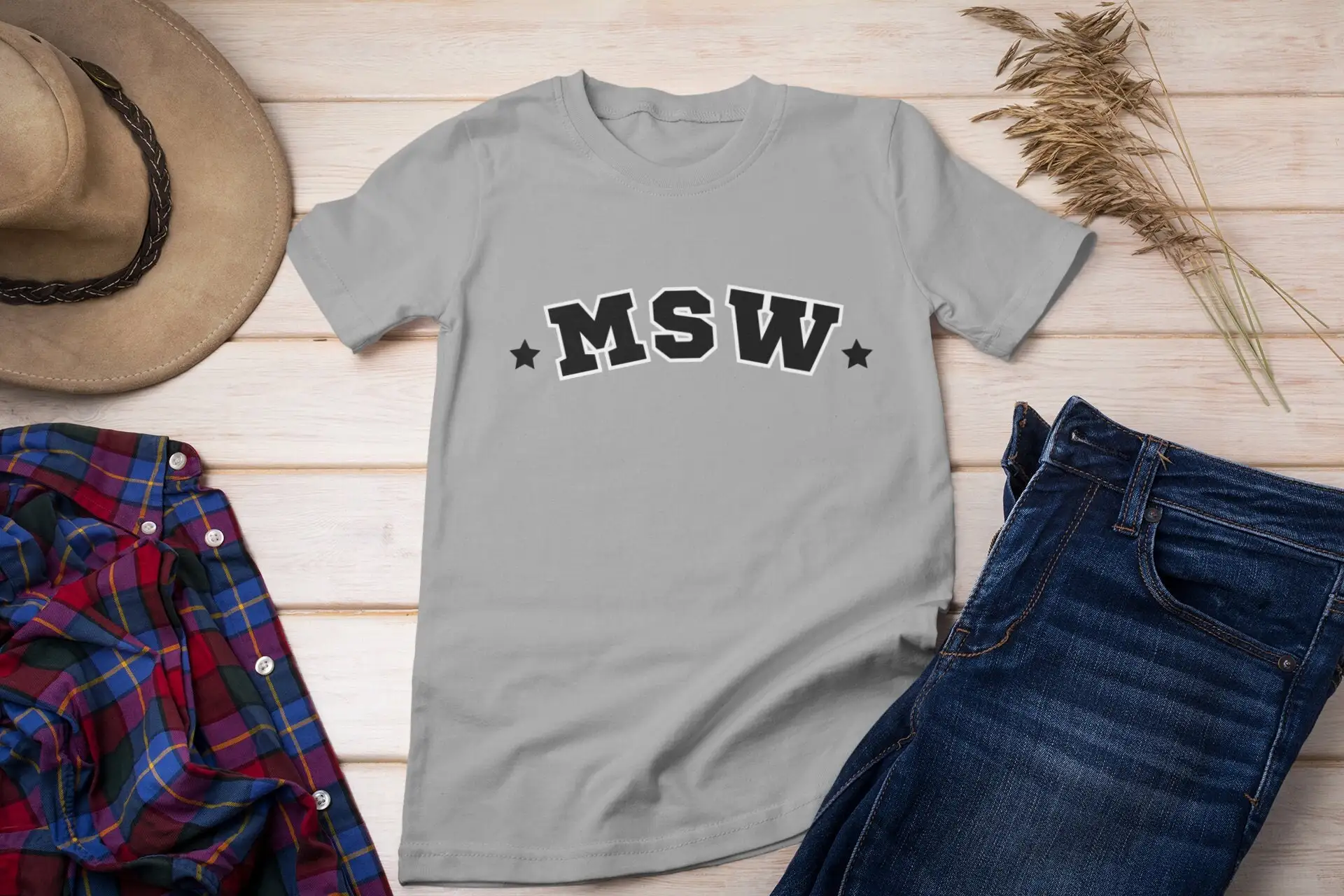 MSW Social Worker Jersey  T Shirt