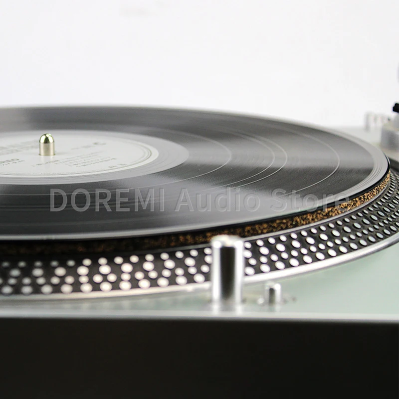 12in LP Vinyl Record Turntable Platter Mat Slip Mat Anti-Static Vibration Reduction Mat For Audio Players Phonograph Accessories