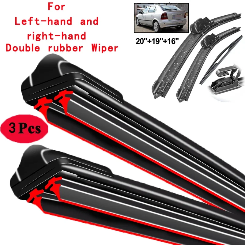 Car Wiper Front & Rear Wiper Blades Set Kit For Opel Astra G Liftback 1998 - 2004 Windshield Windscreen Window 20