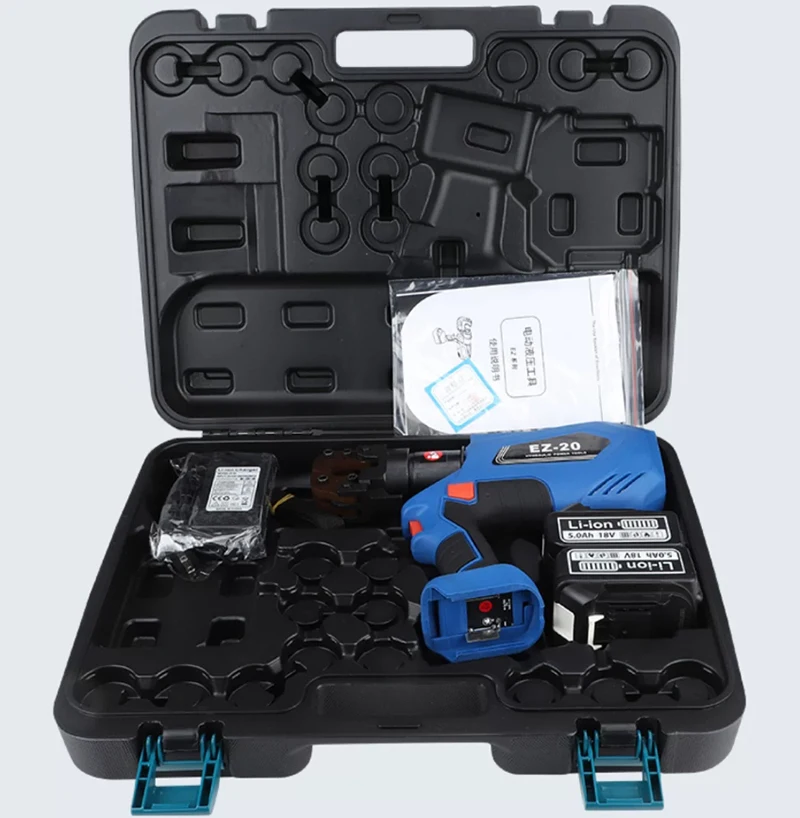 Electric Hydraulic Wirerope Cutting Machine EZ-20 Rechargeable Portable Wire Rope Cutter Armored Cable Scissors Steel Wire Shear