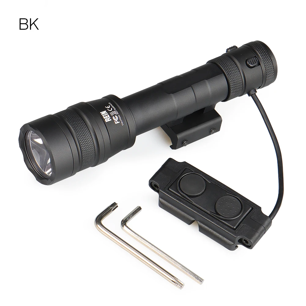 

Airsoft Accessories Tactical Flashlight LED Weapon Light 1400 lumens flashlight with Remote Press Switch GZ15-0154