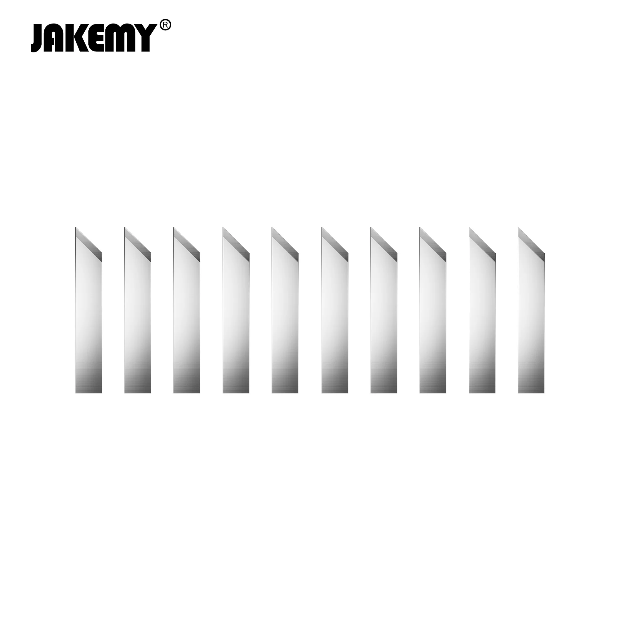 JAKEMY Ultraschall-Schneidklingen, 30 Stück ° /60 ° Feinspitze & Gerade Meißelersatzklingen für Y10 PRO Ultraschall-Schneidemesser – Detail 4
