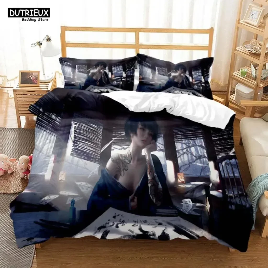 

Sexy Beauty Charm Bedding Set For Bedroom Soft Modern Bedspreads Comefortable Kids Duvet Cover Quilt Cover And Pillowcase