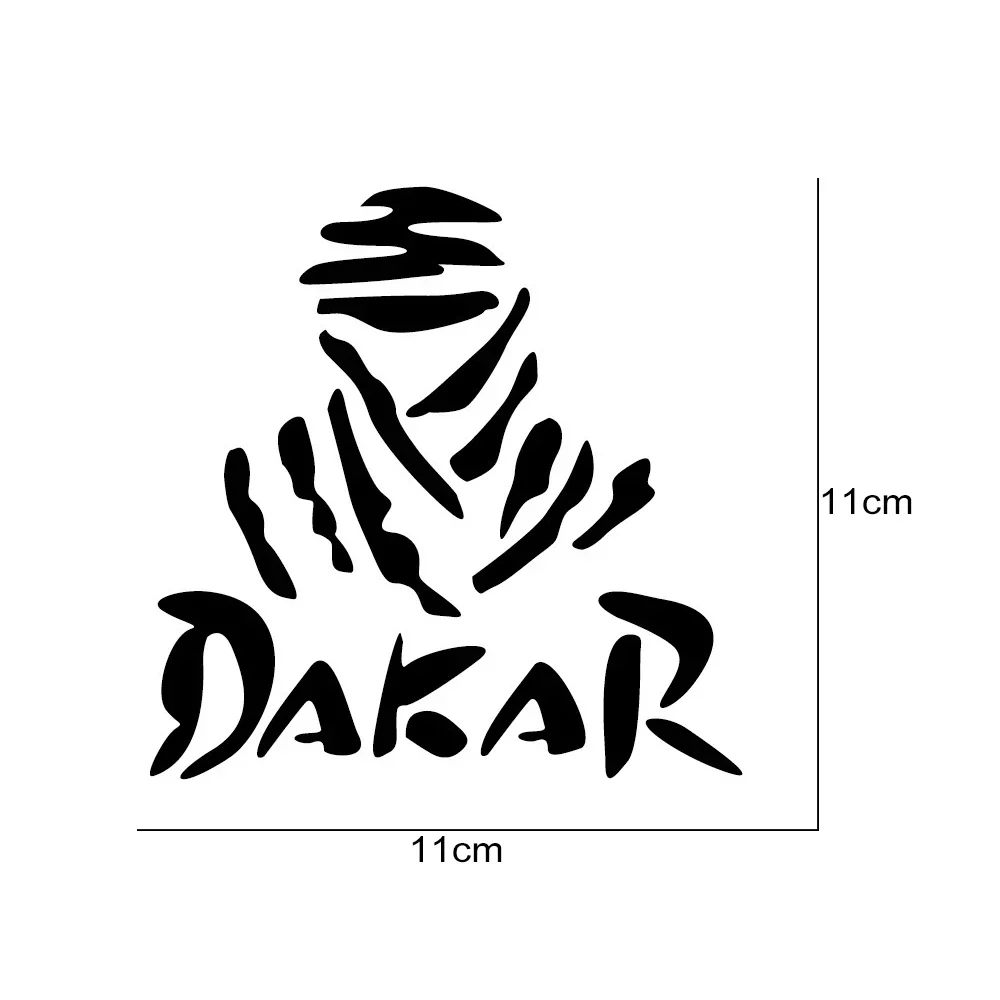 11x11cm DAKAR Rally Racing Car Sticker Auto Body Bumper Windows Motorcycle Laptop Walls Vinyl Film Decal Car Tuning Accessories