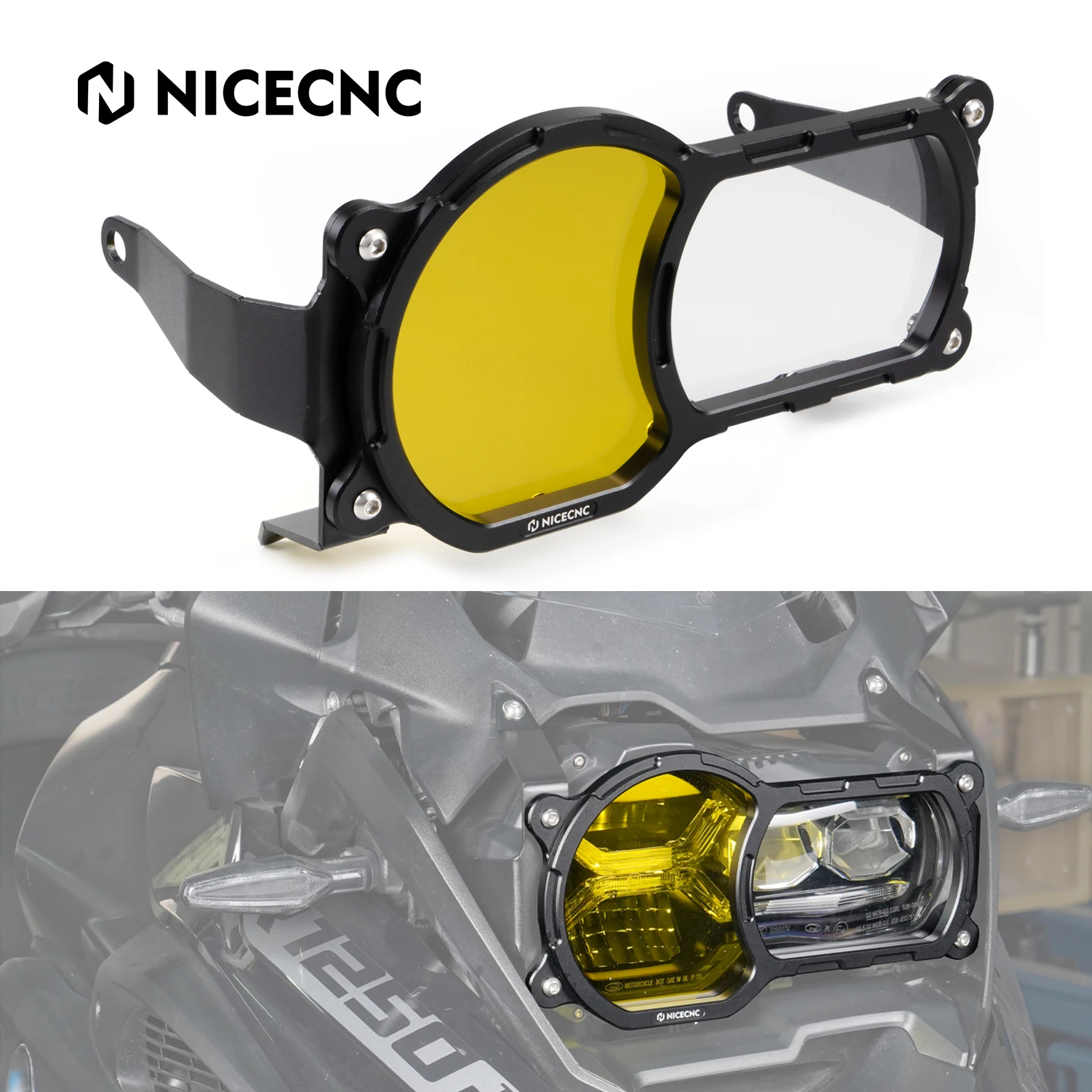 

For 2020-2024 BMW R1250GS Adventure R1250GSA Headlight Guard Cover Headlights Lens Protector for BMW R1250GS 2020-2023