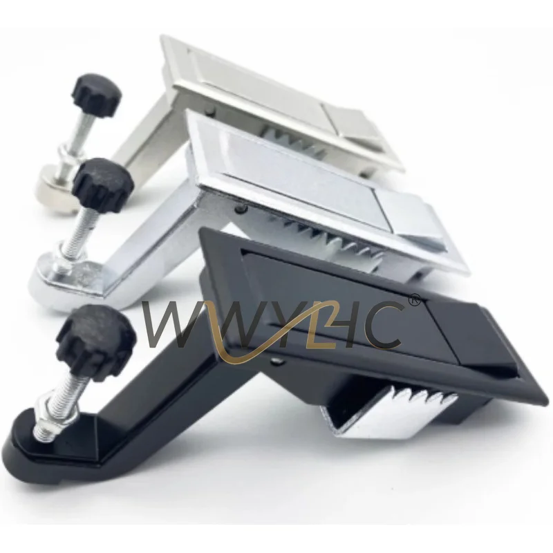 Flat Spring Bounce Cabinet Door Lock Industrial Switch Cabinet Lock for Distribution Box Air Compressor Equipment