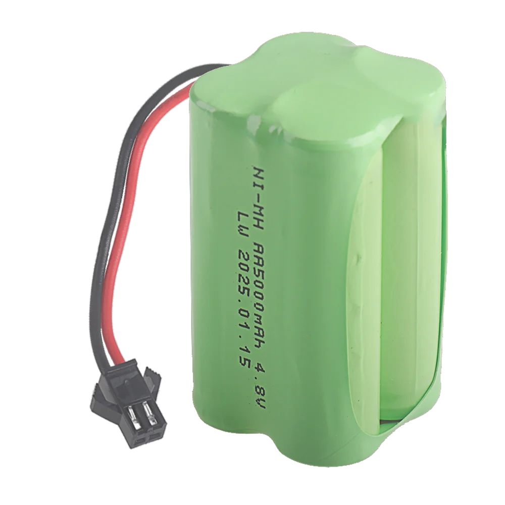 4.8V 5000mAh Rechargeable NiMH Battery For RC Cars Robots Tank Gun Boats toys parts T Model With SM2P Plug AA 4.8 v Battery Pack