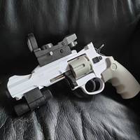 Automatic Shooting Pistol Soft Dart Bullet Continuous Firing Tactic Revolver Toy Gun CS Outdoor Weapon for Kids Adults