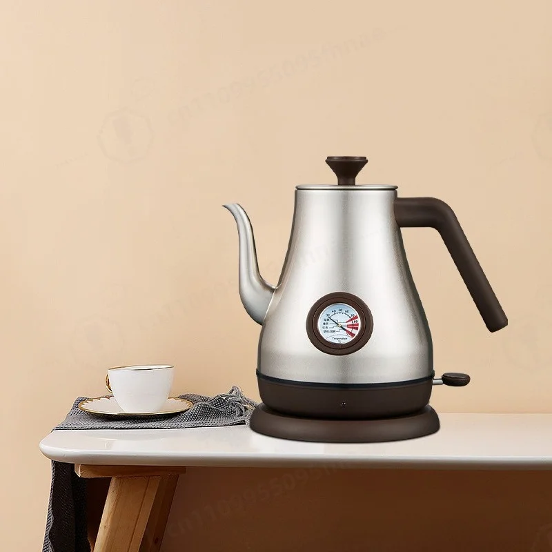 Stainless Steel Electric Tea Kettle Digital Temperature Display Hot Water Boiler Household Commercial Brewing Teapot