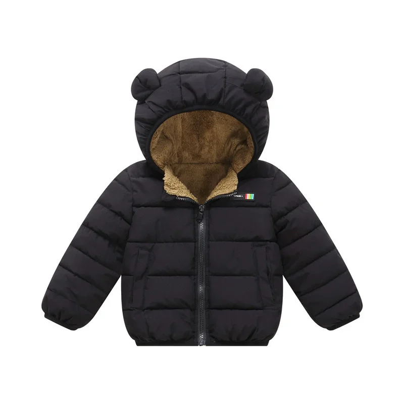 Winter Kids Cotton Coats Baby Boys Girls Reversible Snowsuit Cotton-Padded Parka Coats Russian Children Thicken Warm Jackets