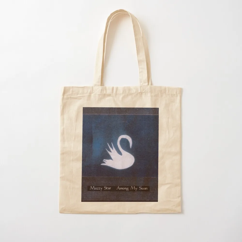 

Mazzy Star Among My Swan Album Cover Tote Bag Reusable bags shopping bag logo Women's bag Canvas Tote